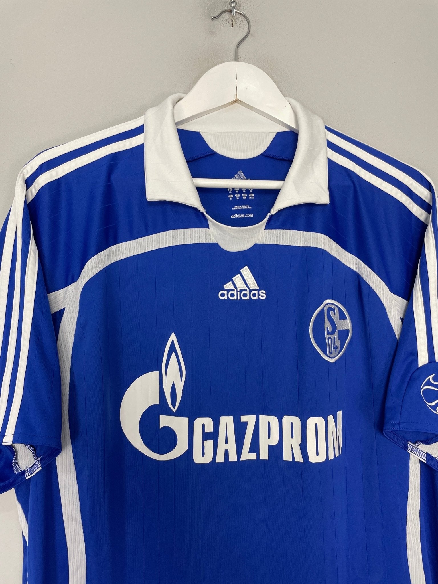Shop 2007/08 SCHALKE PAPADOPOULOS #14 HOME SHIRT (XL) ADIDAS, classic football shirts, vintage football shirts & retro soccer jerseys at Cult Kits