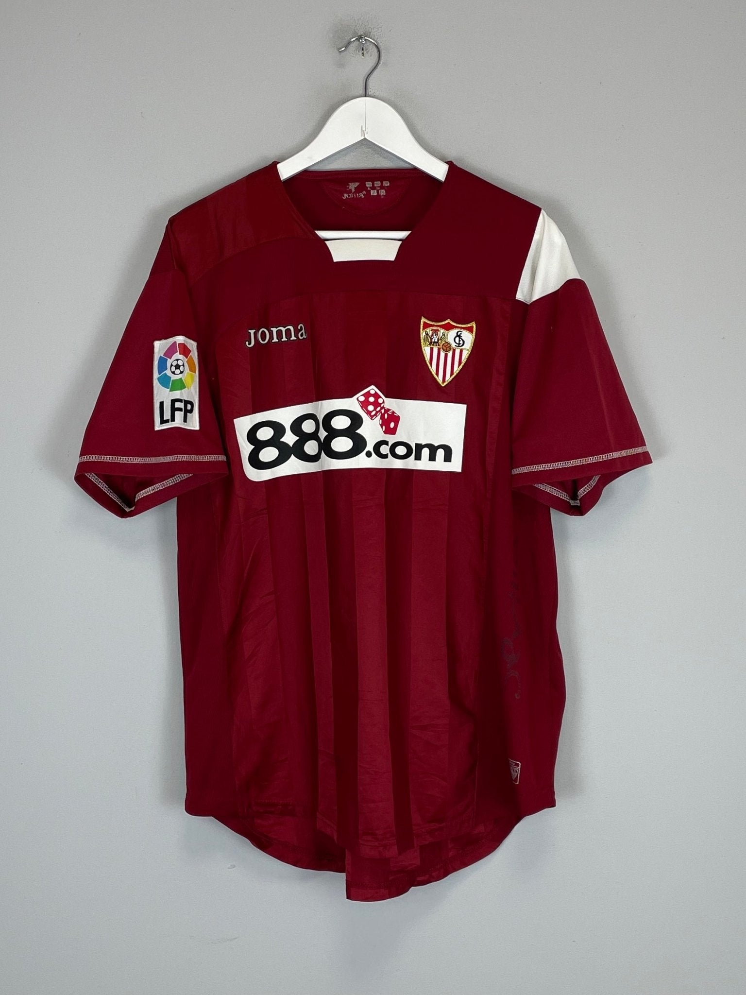 Shop 2007/08 SEVILLA AWAY SHIRT (XL) JOMA, classic football shirts, vintage football shirts & retro soccer jerseys at Cult Kits