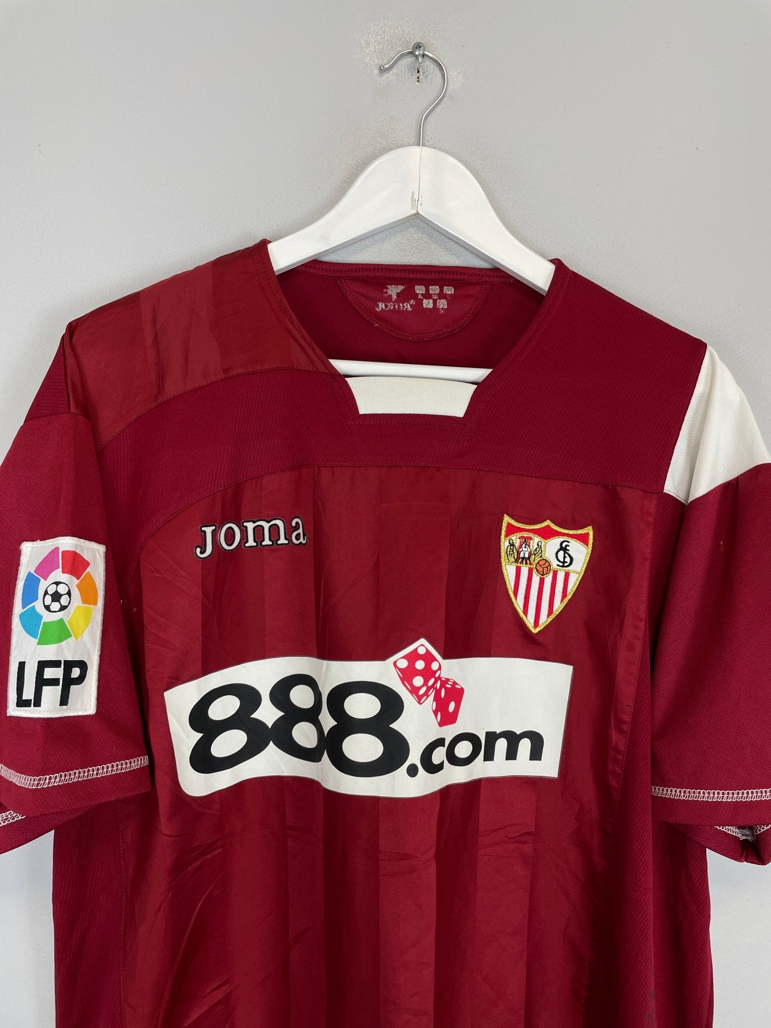 Shop 2007/08 SEVILLA AWAY SHIRT (XL) JOMA, classic football shirts, vintage football shirts & retro soccer jerseys at Cult Kits