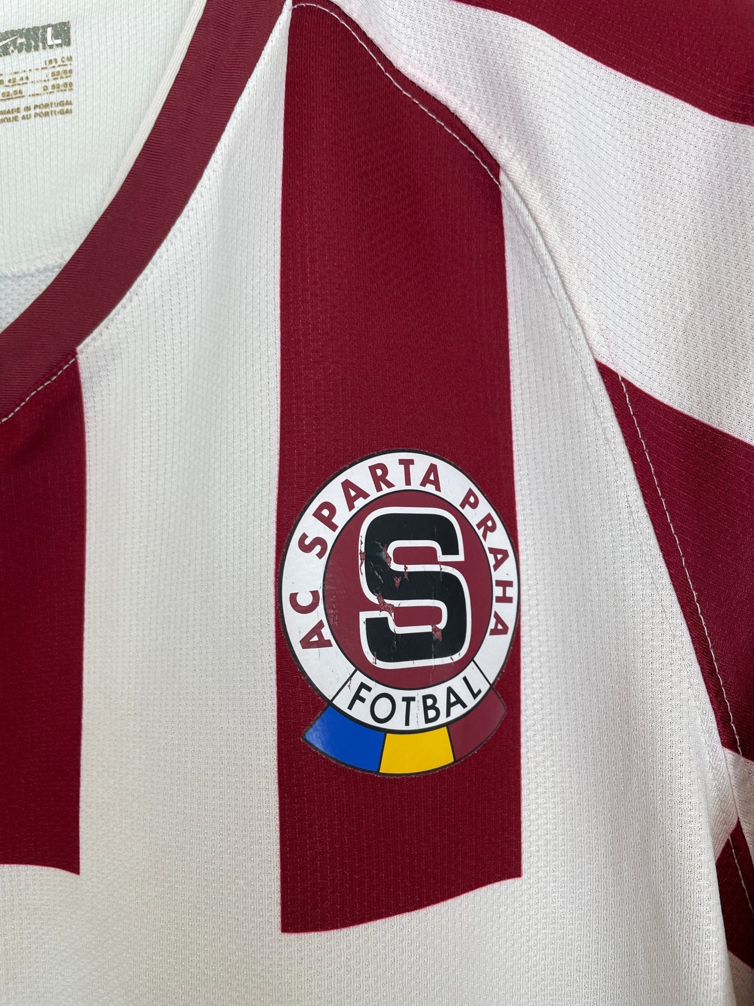 Shop 2007/08 SPARTA PRAGUE L/S AWAY SHIRT (L) NIKE, classic football shirts, vintage football shirts & retro soccer jerseys at Cult Kits