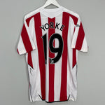 Shop 2007/08 SUNDERLAND YORKE #19 HOME SHIRT (M) UMBRO, classic football shirts, vintage football shirts & retro soccer jerseys at Cult Kits