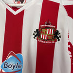 Shop 2007/08 SUNDERLAND YORKE #19 HOME SHIRT (M) UMBRO, classic football shirts, vintage football shirts & retro soccer jerseys at Cult Kits
