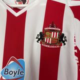 Shop 2007/08 SUNDERLAND YORKE #19 HOME SHIRT (M) UMBRO, classic football shirts, vintage football shirts & retro soccer jerseys at Cult Kits