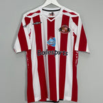 Shop 2007/08 SUNDERLAND YORKE #19 HOME SHIRT (M) UMBRO, classic football shirts, vintage football shirts & retro soccer jerseys at Cult Kits