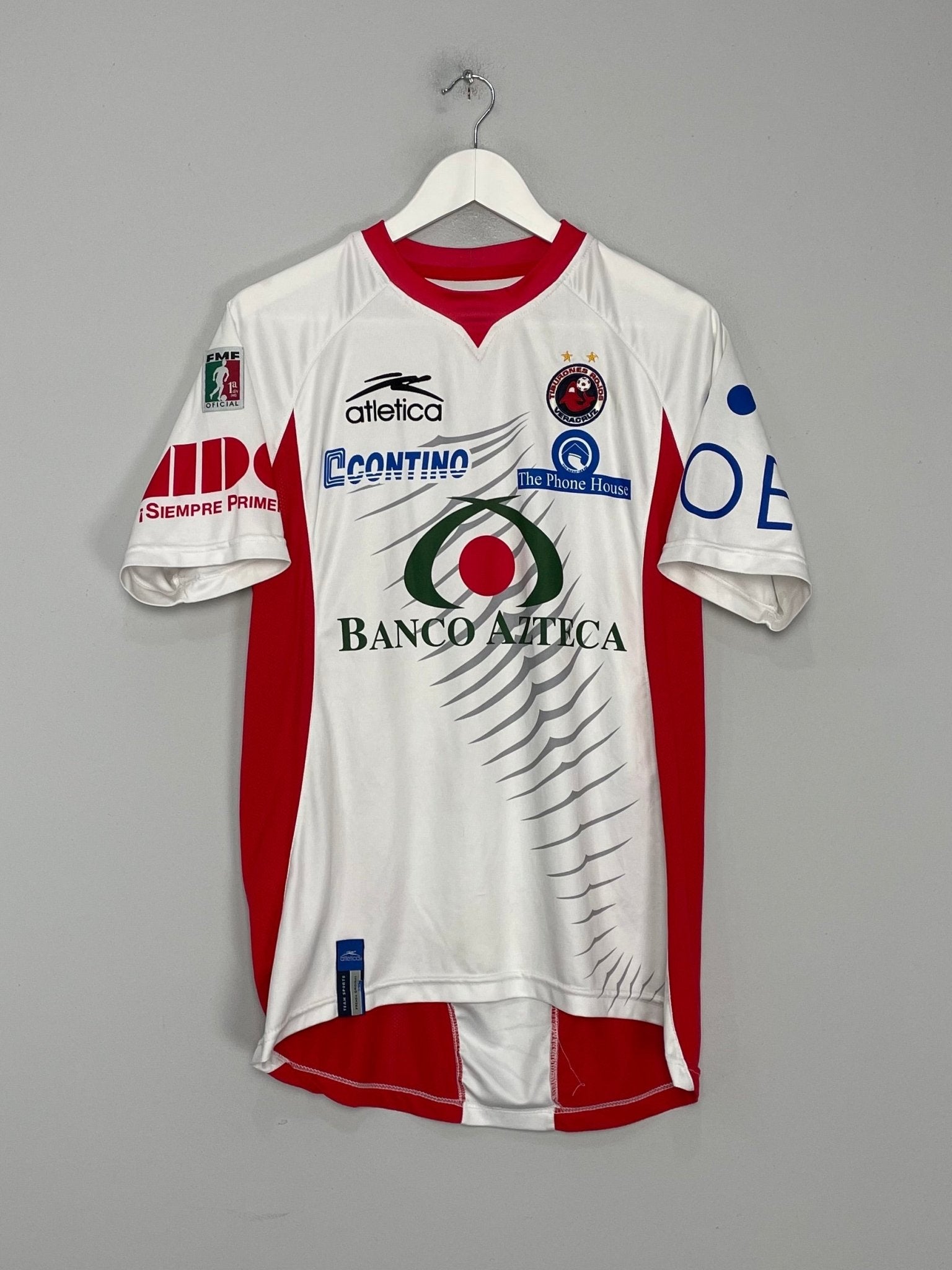 Shop 2007/08 TIBURONES ROJOS AWAY SHIRT (S) ATLETICA, classic football shirts, vintage football shirts & retro soccer jerseys at Cult Kits