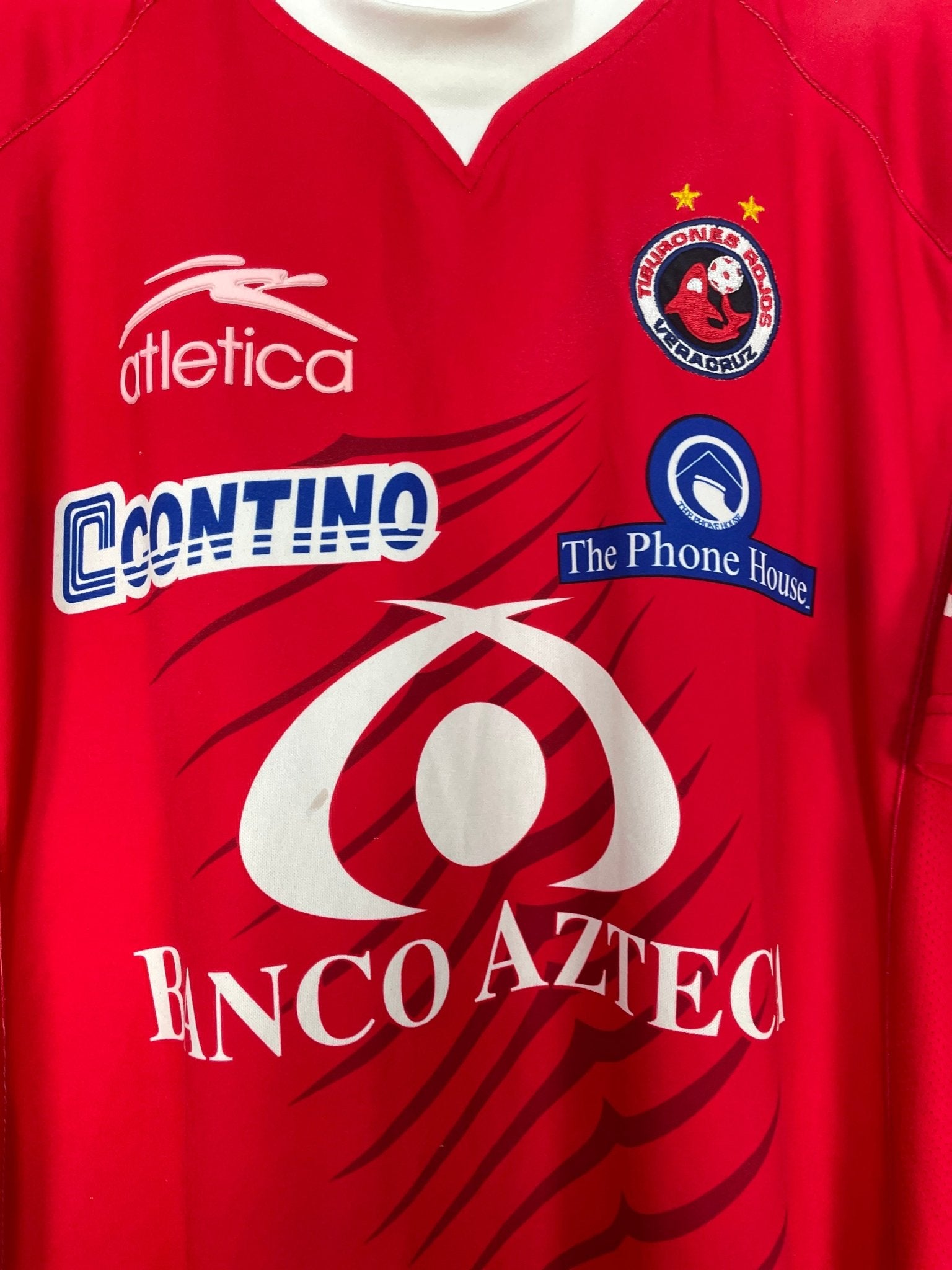 Shop 2007/08 TIBURONES ROJOS VERACRUZ HOME SHIRT (XL) ATLETICA, classic football shirts, vintage football shirts & retro soccer jerseys at Cult Kits
