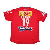 Buy 2007/08 Tiburones Veracruz Osorio 19 Home Shirt (L) Atletica ~ Free worldwide shipping ~ Authentic Vintage Football Shirts from Cult Kits