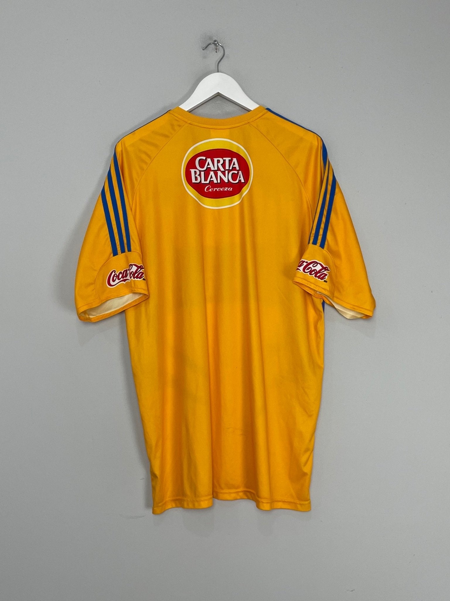 Shop 2007/08 TIGRES HOME SHIRT (XL) ADIDAS, classic football shirts, vintage football shirts & retro soccer jerseys at Cult Kits