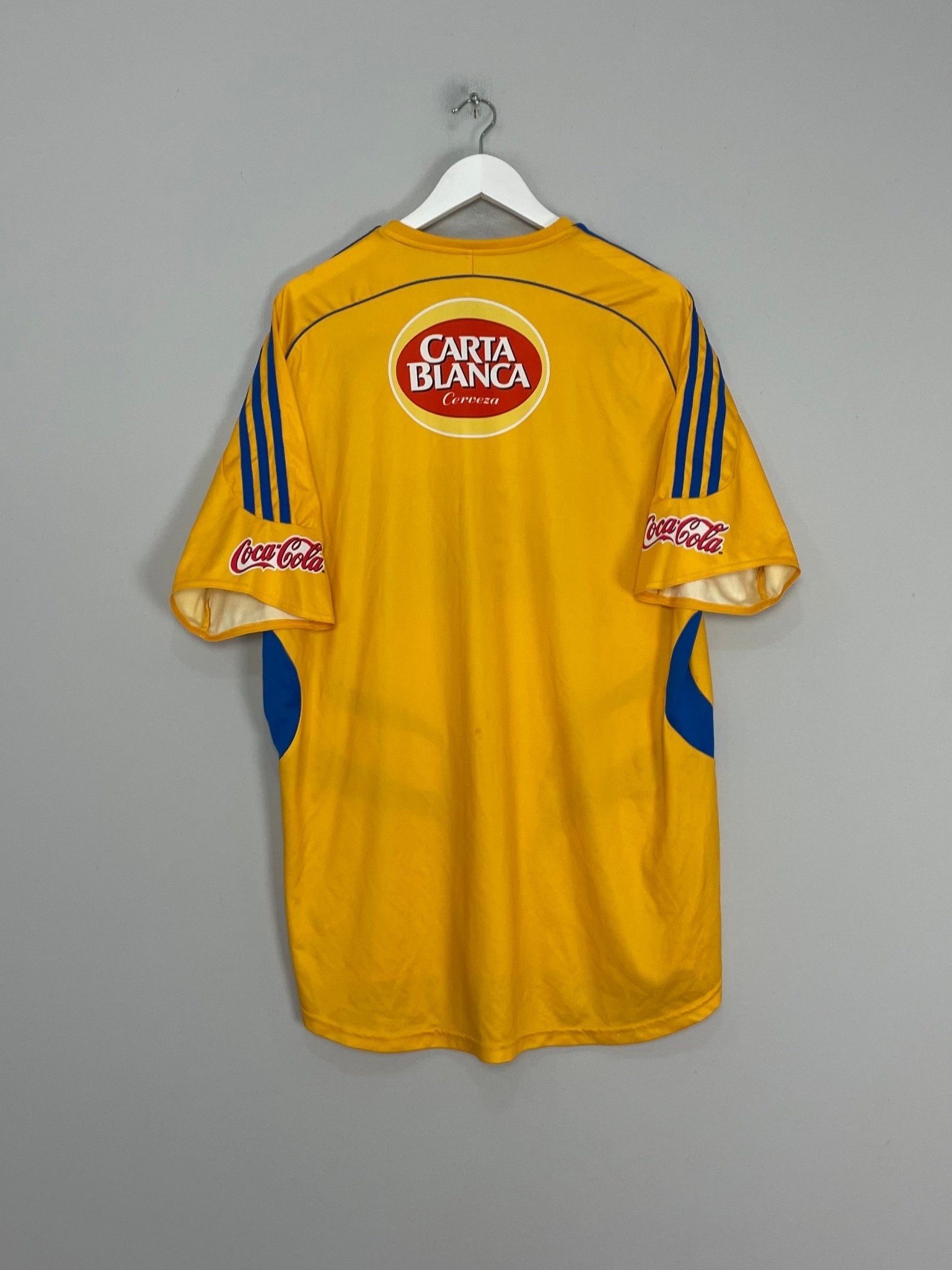 Shop 2007/08 TIGRES HOME SHIRT (XL) ADIDAS, classic football shirts, vintage football shirts & retro soccer jerseys at Cult Kits