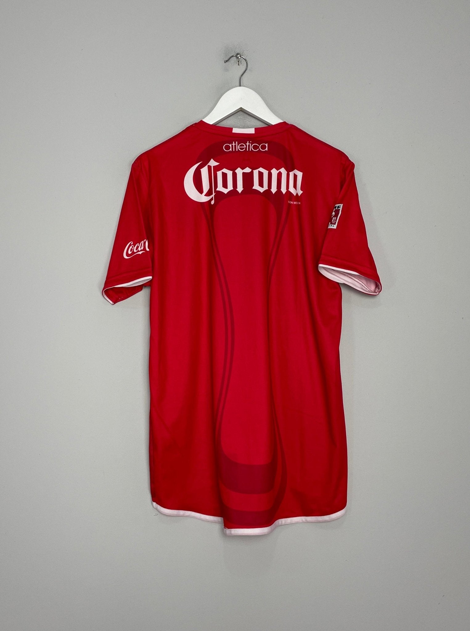 Shop 2007/08 TOLUCA HOME SHIRT (M) ATLETICA, classic football shirts, vintage football shirts & retro soccer jerseys at Cult Kits