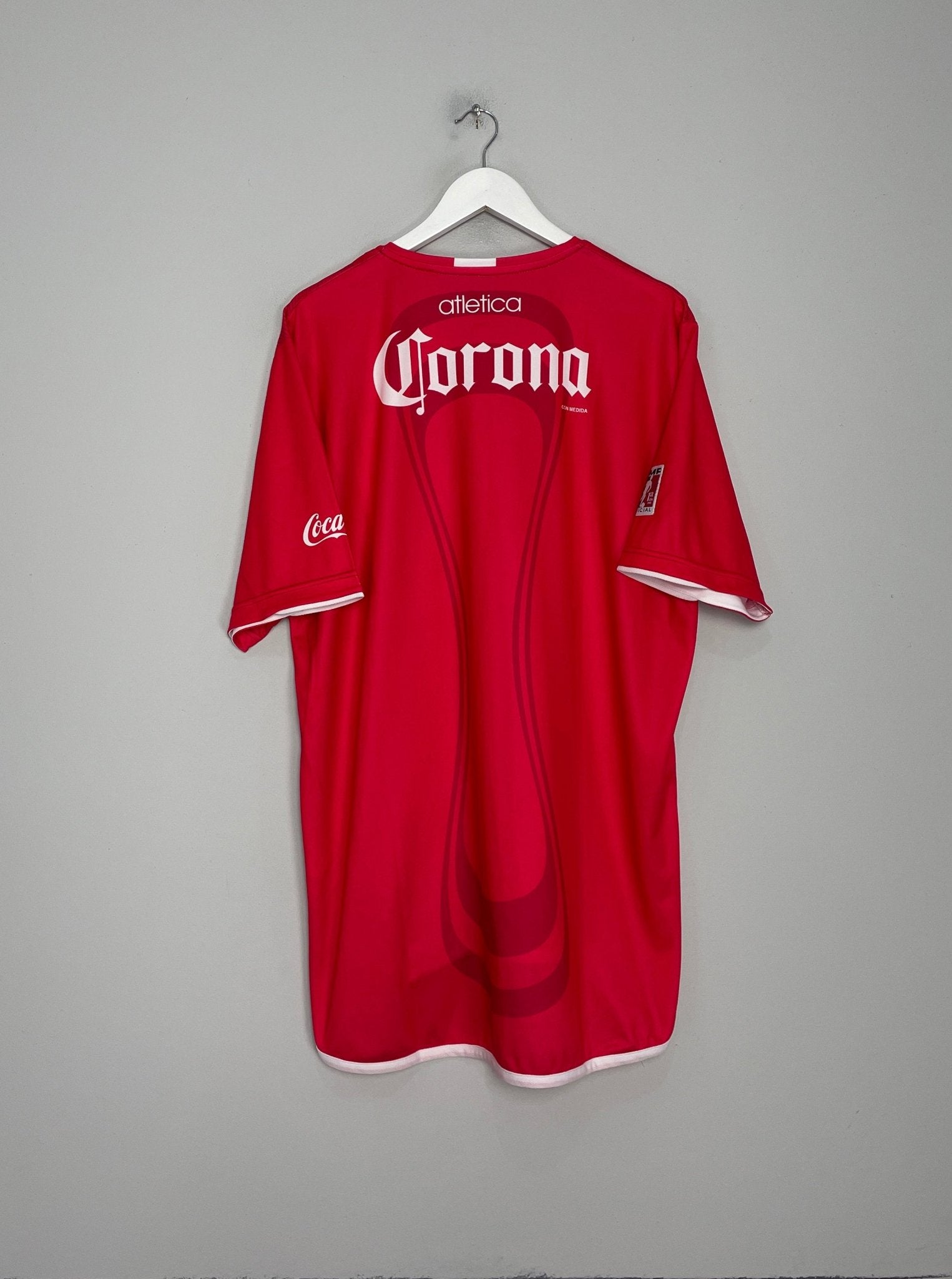 Shop 2007/08 TOLUCA HOME SHIRT (XXL) ATLETICA, classic football shirts, vintage football shirts & retro soccer jerseys at Cult Kits
