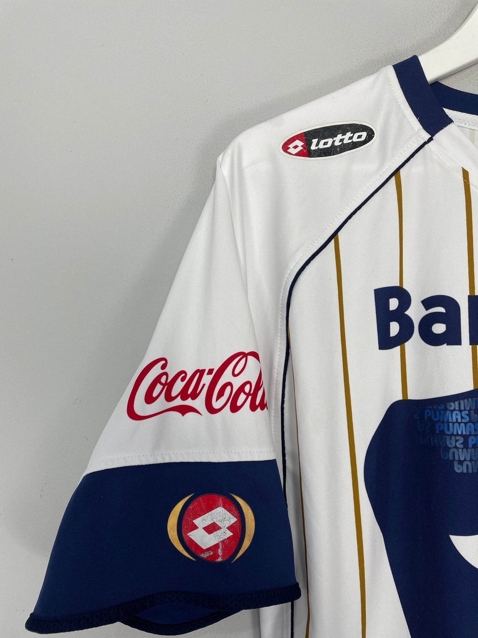 Shop 2007/08 UNAM PUMAS #10 HOME SHIRT (XL) LOTTO, classic football shirts, vintage football shirts & retro soccer jerseys at Cult Kits