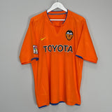 Shop 2007/08 VALENCIA AWAY SHIRT (M) NIKE, classic football shirts, vintage football shirts & retro soccer jerseys at Cult Kits