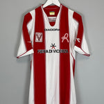 Shop 2007/08 VICENZA ZONIN #9 HOME SHIRT (L) DIADORA, classic football shirts, vintage football shirts & retro soccer jerseys at Cult Kits