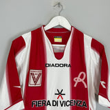 Shop 2007/08 VICENZA ZONIN #9 HOME SHIRT (L) DIADORA, classic football shirts, vintage football shirts & retro soccer jerseys at Cult Kits