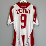 Shop 2007/08 VICENZA ZONIN #9 HOME SHIRT (L) DIADORA, classic football shirts, vintage football shirts & retro soccer jerseys at Cult Kits
