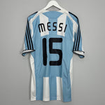 Shop 2007/09 ARGENTINA MESSI #15 HOME SHIRT (XL) ADIDAS, classic football shirts, vintage football shirts & retro soccer jerseys at Cult Kits