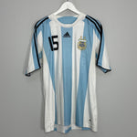 Shop 2007/09 ARGENTINA MESSI #15 HOME SHIRT (XL) ADIDAS, classic football shirts, vintage football shirts & retro soccer jerseys at Cult Kits
