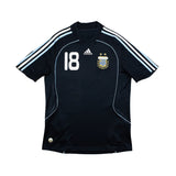 Buy 2007/09 Argentina Messi 18 Away Shirt (S) Adidas ~ Free worldwide shipping ~ Authentic Vintage Football Shirts from Cult Kits