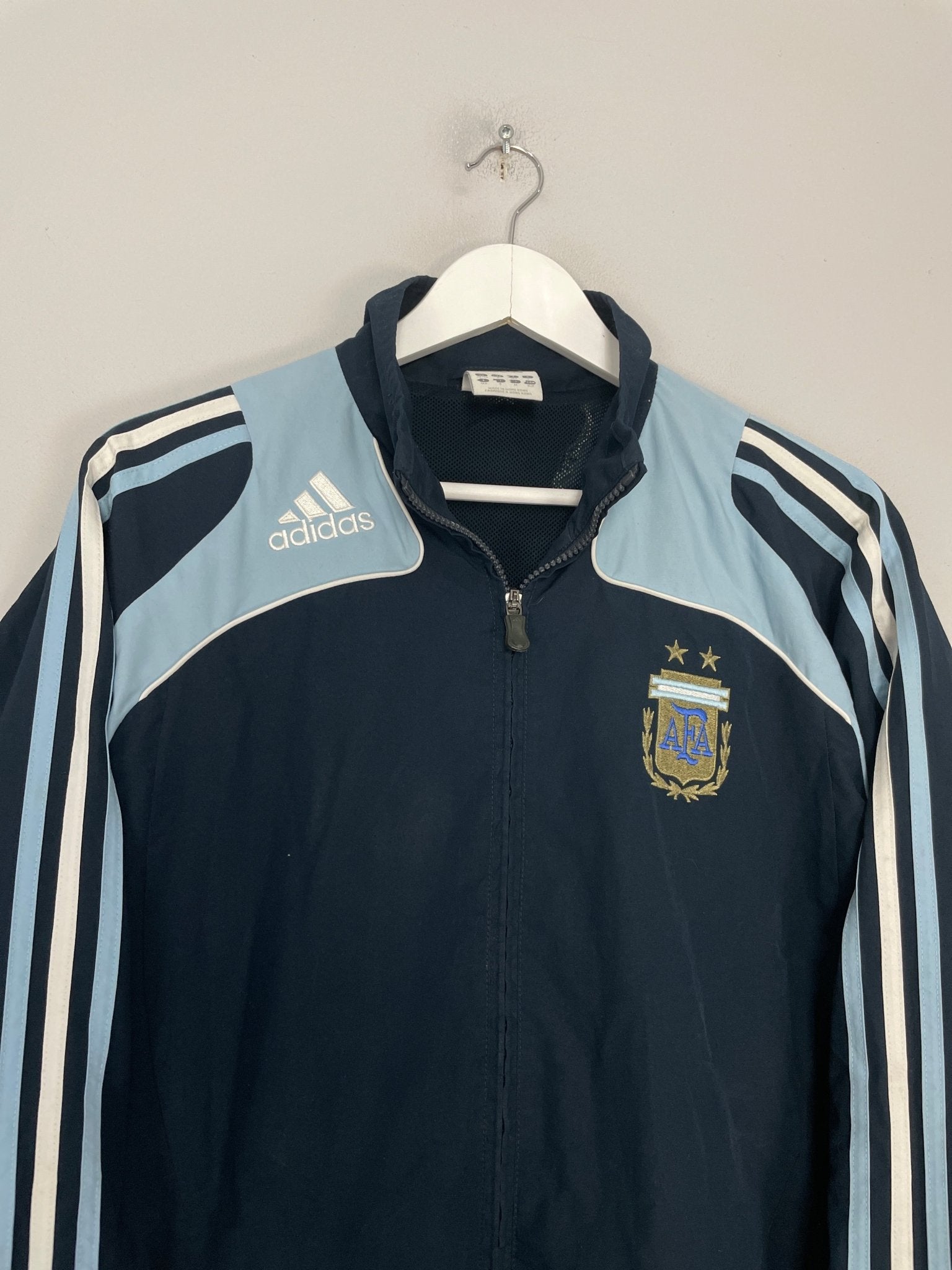 Shop 2007/09 ARGENTINA TRACK JACKET (S) ADIDAS, classic football shirts, vintage football shirts & retro soccer jerseys at Cult Kits