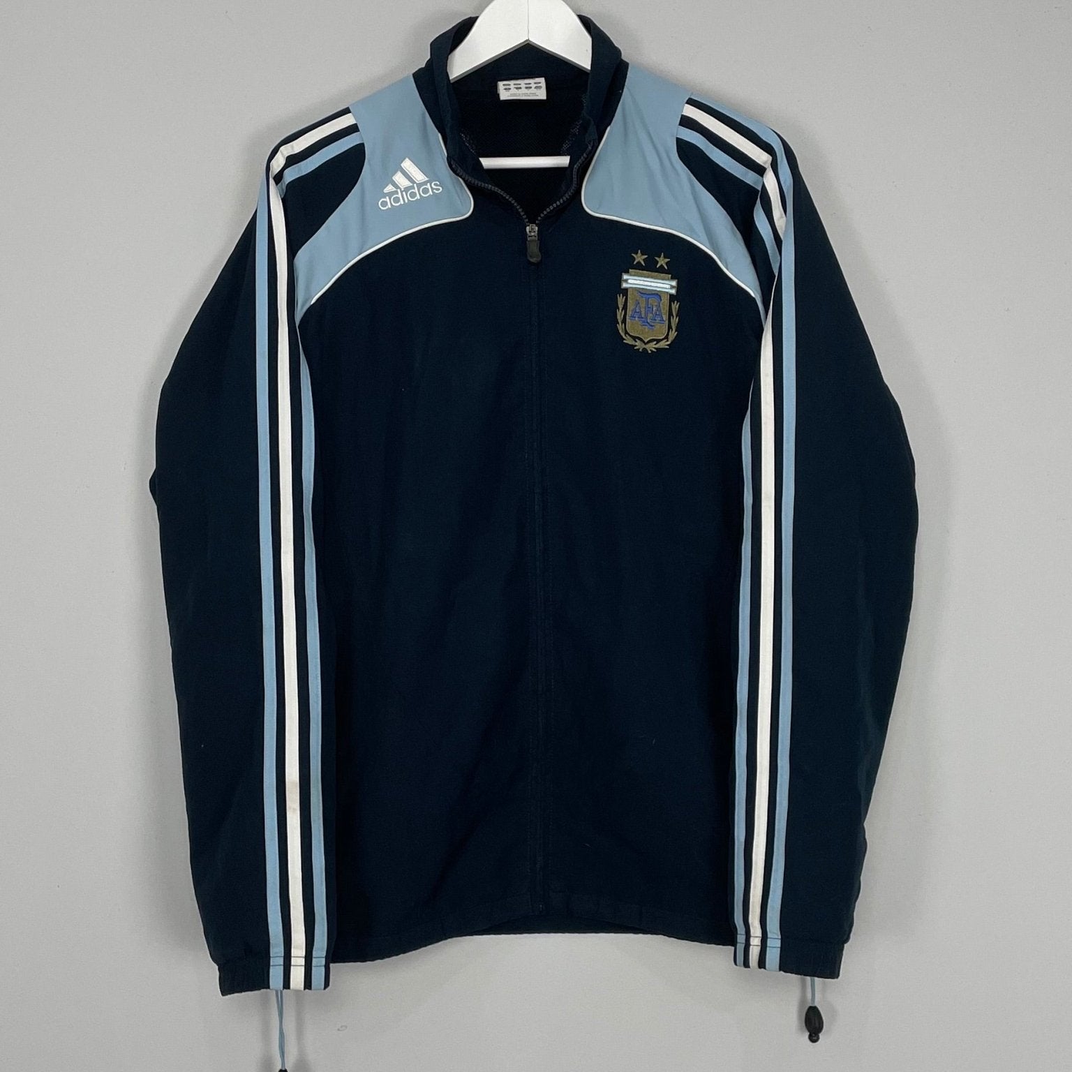 Shop 2007/09 ARGENTINA TRACK JACKET (S) ADIDAS, classic football shirts, vintage football shirts & retro soccer jerseys at Cult Kits