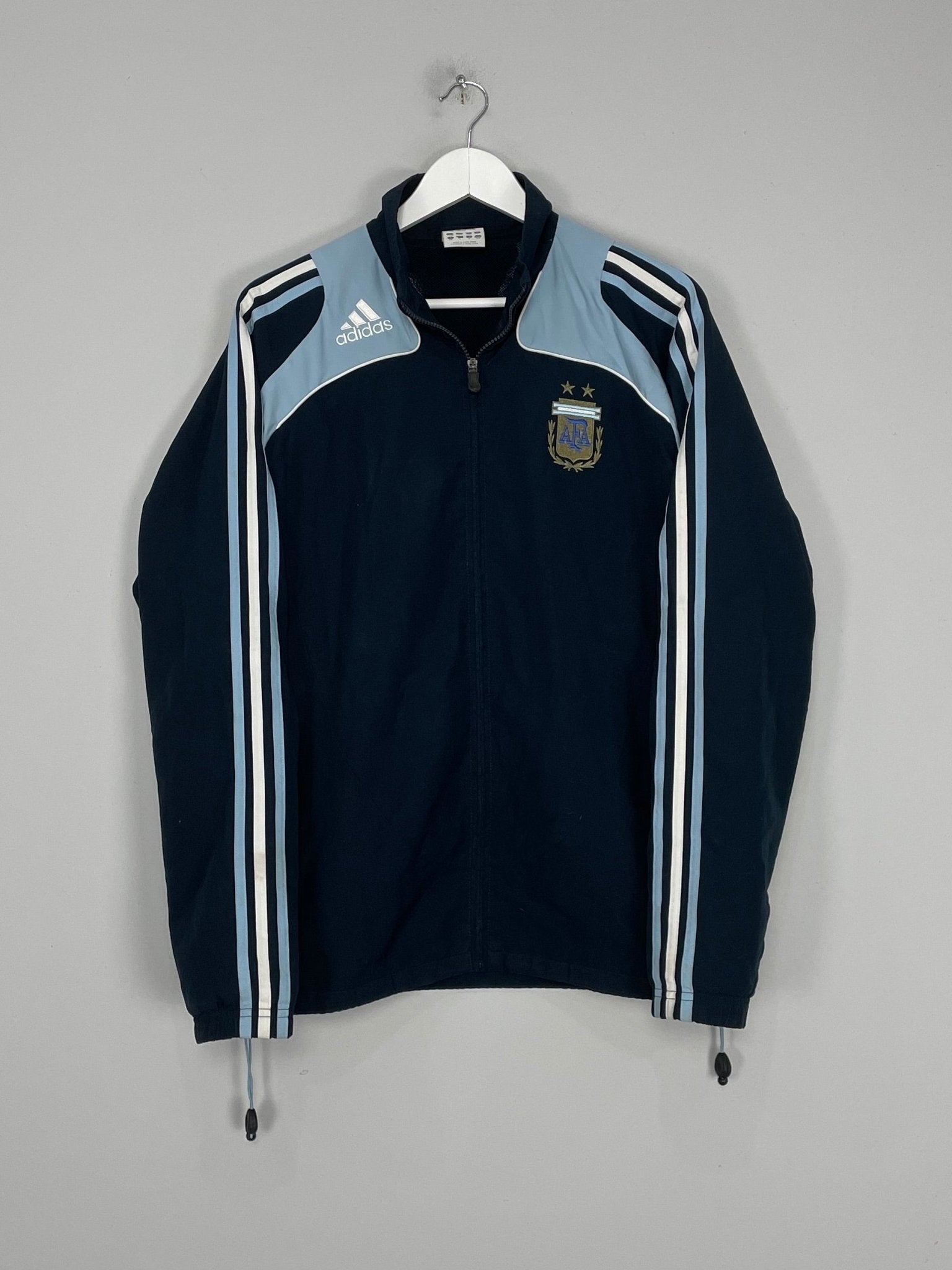 Shop 2007/09 ARGENTINA TRACK JACKET (S) ADIDAS, classic football shirts, vintage football shirts & retro soccer jerseys at Cult Kits