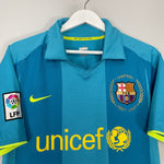 Shop 2007/09 BARCELONA HENRY #14 AWAY SHIRT (M) NIKE, classic football shirts, vintage football shirts & retro soccer jerseys at Cult Kits