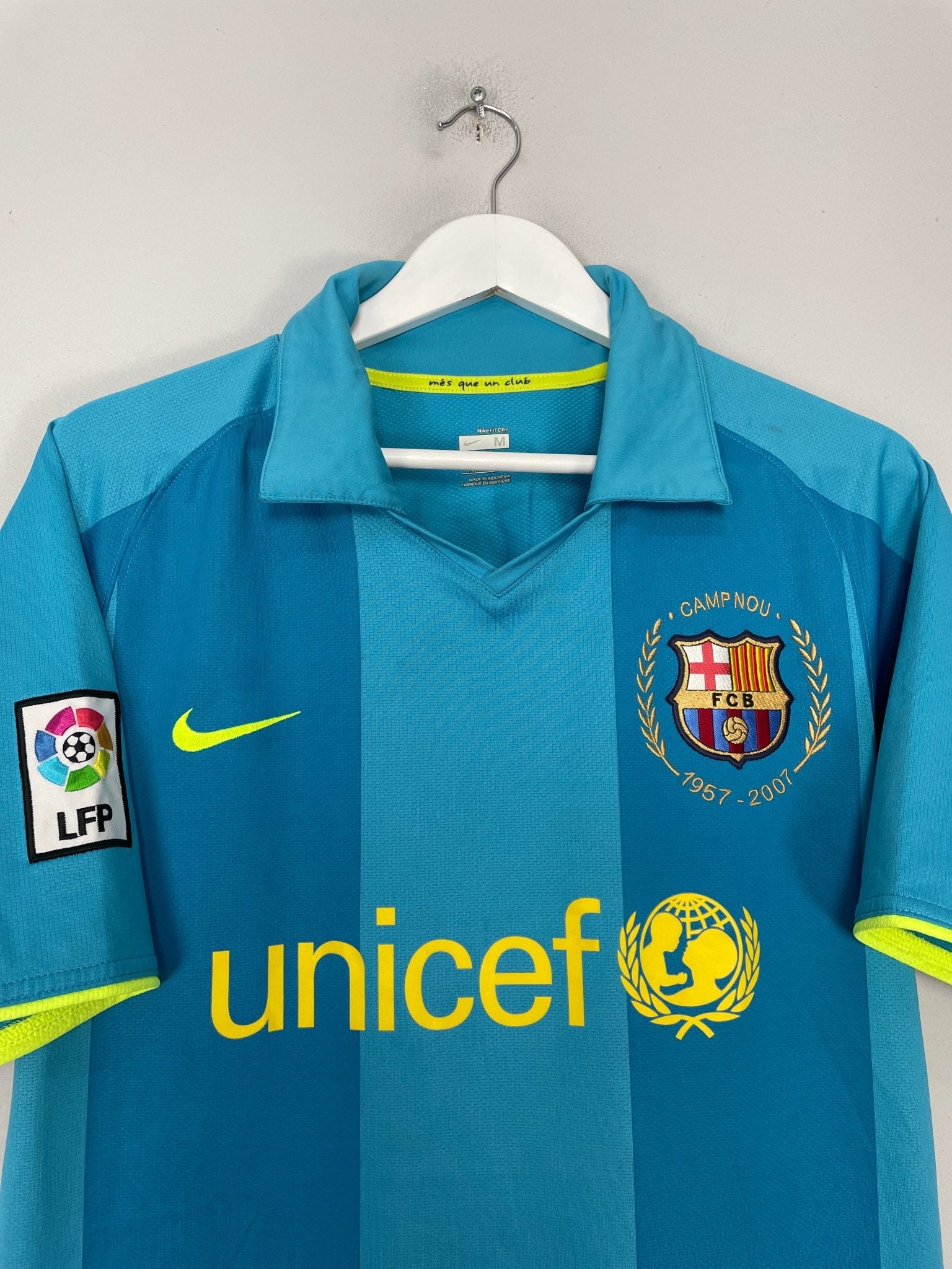 Shop 2007/09 BARCELONA HENRY #14 AWAY SHIRT (M) NIKE, classic football shirts, vintage football shirts & retro soccer jerseys at Cult Kits