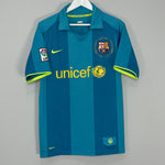 Shop 2007/09 BARCELONA HENRY #14 AWAY SHIRT (M) NIKE, classic football shirts, vintage football shirts & retro soccer jerseys at Cult Kits