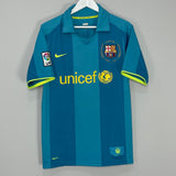Shop 2007/09 BARCELONA HENRY #14 AWAY SHIRT (M) NIKE, classic football shirts, vintage football shirts & retro soccer jerseys at Cult Kits