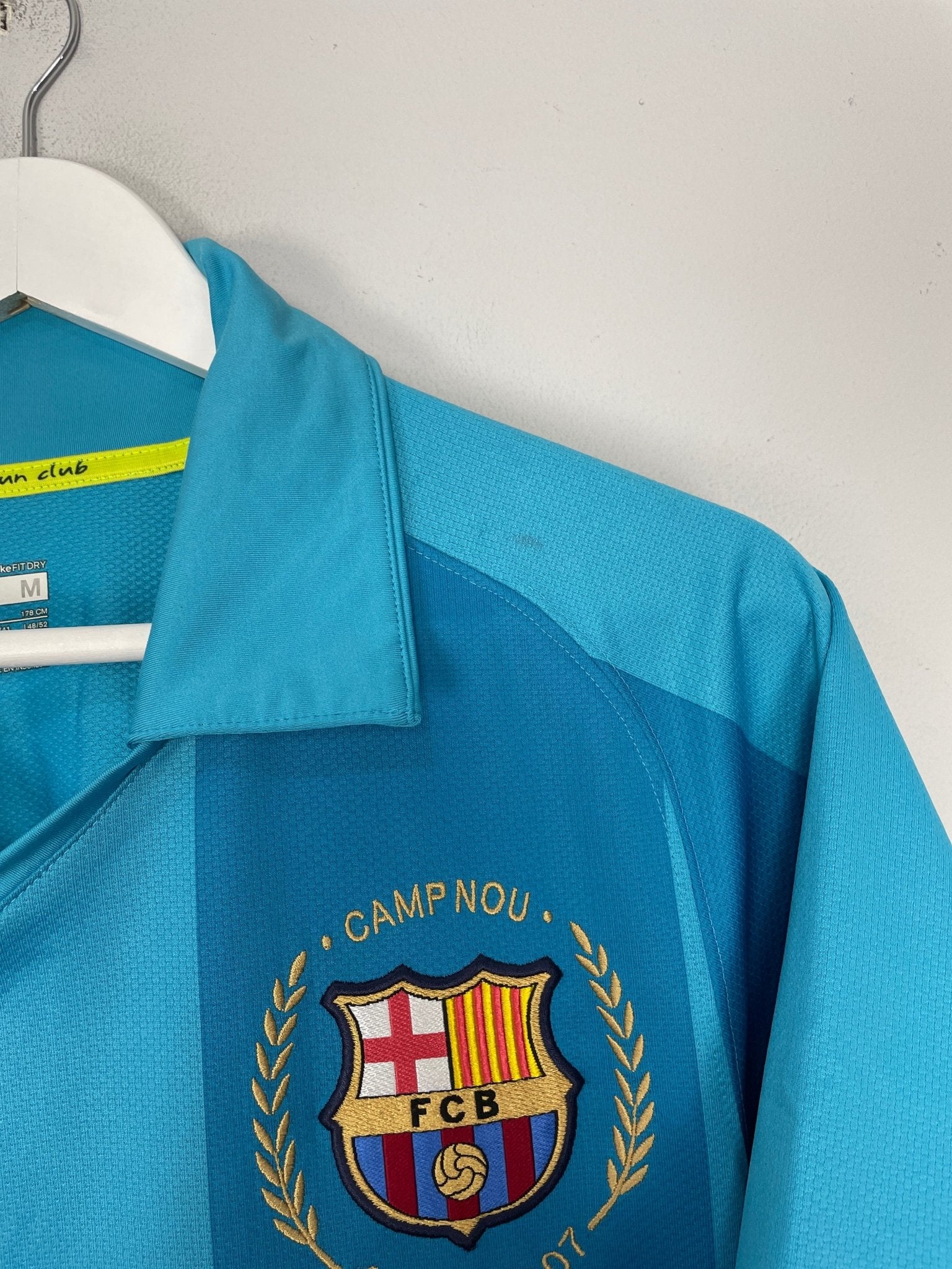 Shop 2007/09 BARCELONA HENRY #14 AWAY SHIRT (M) NIKE, classic football shirts, vintage football shirts & retro soccer jerseys at Cult Kits