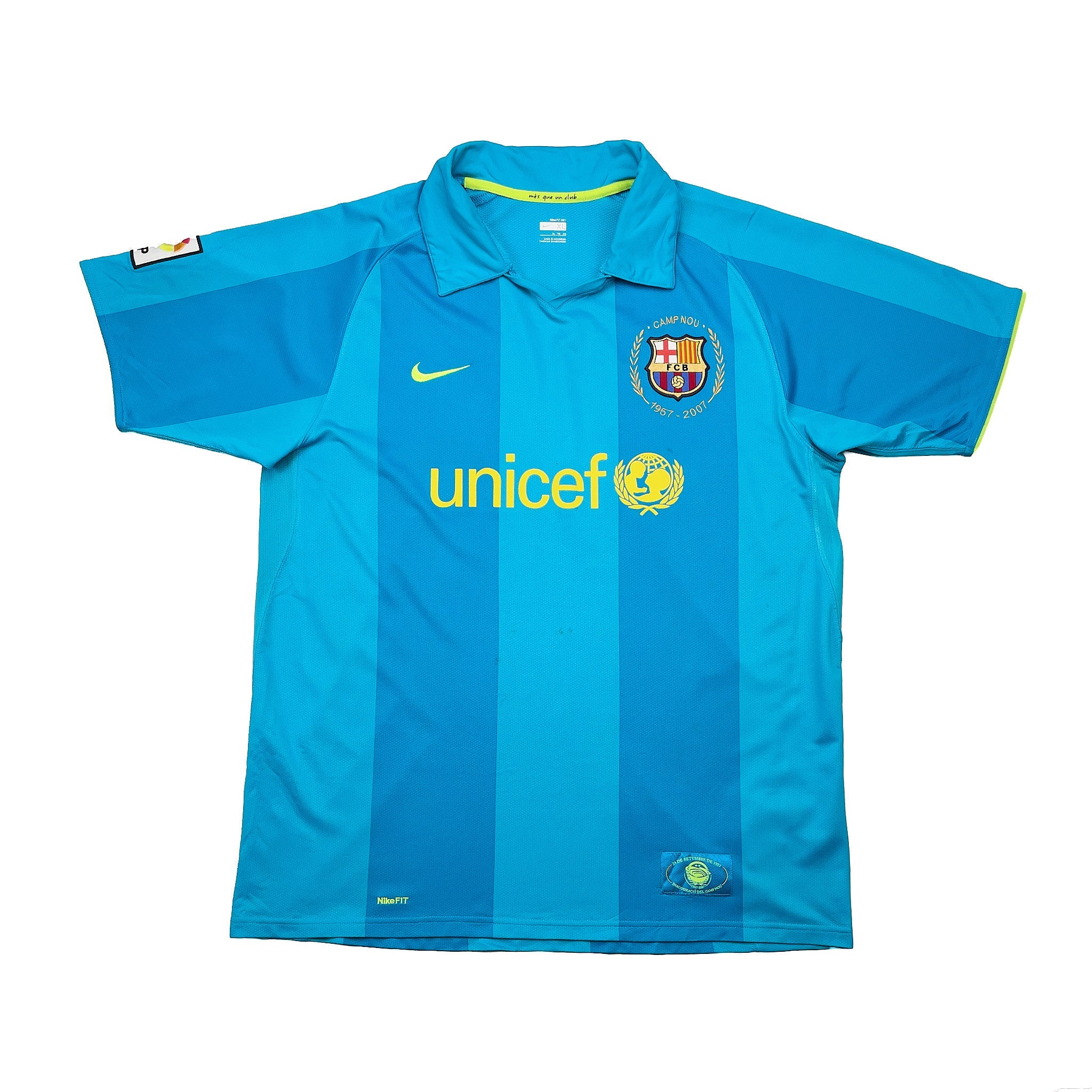 Buy 2007/09 Barcelona Messi 10 Away Shirt (XL) Nike ~ Free worldwide shipping ~ Authentic Vintage Football Shirts from Cult Kits