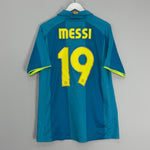 Shop 2007/09 BARCELONA MESSI #19 AWAY SHIRT (L) NIKE, classic football shirts, vintage football shirts & retro soccer jerseys at Cult Kits
