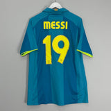 Shop 2007/09 BARCELONA MESSI #19 AWAY SHIRT (L) NIKE, classic football shirts, vintage football shirts & retro soccer jerseys at Cult Kits