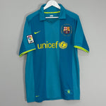 Shop 2007/09 BARCELONA MESSI #19 AWAY SHIRT (L) NIKE, classic football shirts, vintage football shirts & retro soccer jerseys at Cult Kits