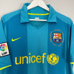 Shop 2007/09 BARCELONA MESSI #19 AWAY SHIRT (L) NIKE, classic football shirts, vintage football shirts & retro soccer jerseys at Cult Kits