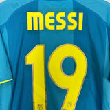 Shop 2007/09 BARCELONA MESSI #19 AWAY SHIRT (L) NIKE, classic football shirts, vintage football shirts & retro soccer jerseys at Cult Kits