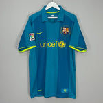 Shop 2007/09 BARCELONA PUYOL #5 AWAY SHIRT (XL) NIKE, classic football shirts, vintage football shirts & retro soccer jerseys at Cult Kits