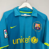 Shop 2007/09 BARCELONA RONALDINHO #10 AWAY SHIRT (L) NIKE, classic football shirts, vintage football shirts & retro soccer jerseys at Cult Kits