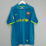 Shop 2007/09 BARCELONA RONALDINHO #10 AWAY SHIRT (L) NIKE, classic football shirts, vintage football shirts & retro soccer jerseys at Cult Kits