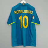 Shop 2007/09 BARCELONA RONALDINHO #10 AWAY SHIRT (L) NIKE, classic football shirts, vintage football shirts & retro soccer jerseys at Cult Kits