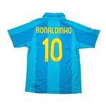 Buy 2007/09 Barcelona Ronaldinho 10 Away Shirt (L) Nike ~ Free worldwide shipping ~ Authentic Vintage Football Shirts from Cult Kits