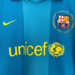 Shop 2007/09 BARCELONA RONALDINHO #10 AWAY SHIRT (M) NIKE, classic football shirts, vintage football shirts & retro soccer jerseys at Cult Kits