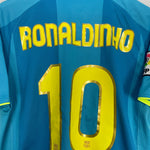Shop 2007/09 BARCELONA RONALDINHO #10 AWAY SHIRT (M) NIKE, classic football shirts, vintage football shirts & retro soccer jerseys at Cult Kits