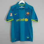 Shop 2007/09 BARCELONA RONALDINHO #10 AWAY SHIRT (M) NIKE, classic football shirts, vintage football shirts & retro soccer jerseys at Cult Kits