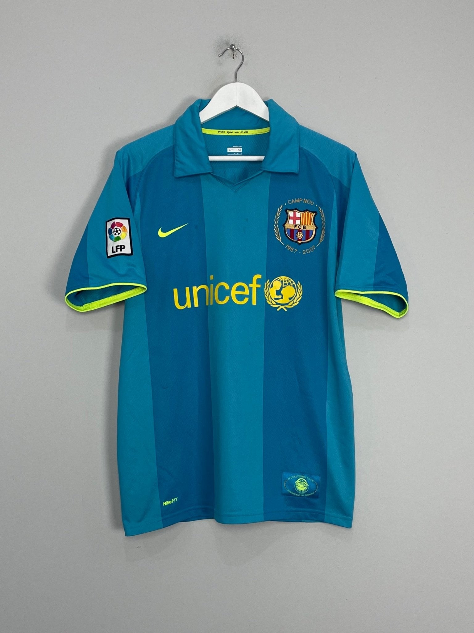 Shop 2007/09 BARCELONA RONALDINHO #10 AWAY SHIRT (M) NIKE, classic football shirts, vintage football shirts & retro soccer jerseys at Cult Kits