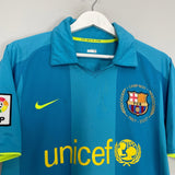 Shop 2007/09 BARCELONA RONALDINHO #10 AWAY SHIRT (M) NIKE, classic football shirts, vintage football shirts & retro soccer jerseys at Cult Kits