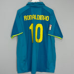 Shop 2007/09 BARCELONA RONALDINHO #10 AWAY SHIRT (XL) NIKE, classic football shirts, vintage football shirts & retro soccer jerseys at Cult Kits