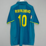Shop 2007/09 BARCELONA RONALDINHO #10 AWAY SHIRT (XL) NIKE, classic football shirts, vintage football shirts & retro soccer jerseys at Cult Kits