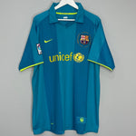Shop 2007/09 BARCELONA RONALDINHO #10 AWAY SHIRT (XL) NIKE, classic football shirts, vintage football shirts & retro soccer jerseys at Cult Kits